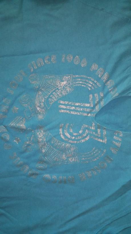 Modre tricko s kratkym rukavom, next,38