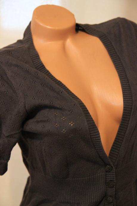 Tmavo šedý kardigan, m/l, esprit,m