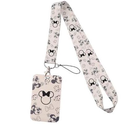 Šnúrka na krk s puzdrom minie ružová,