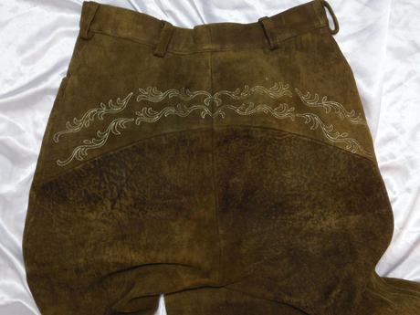 Luxusne damske dirndl kožene nohavice, 38