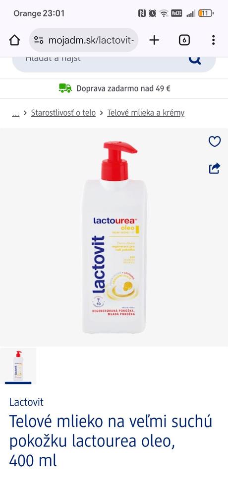 Lactovit 2 x tel.mlieko, 