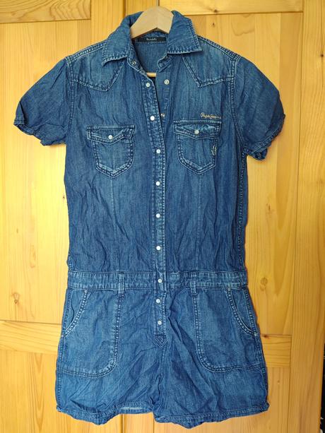 Pepe jeans riflovy letny overal, pepe jeans,m