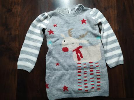 Predám krásny sveter so sobom, f&f,92