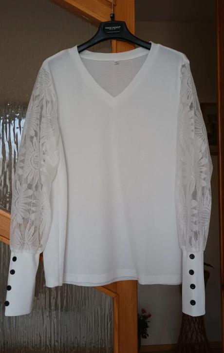 Tričko so vzorovanými rukávmi, l / xl