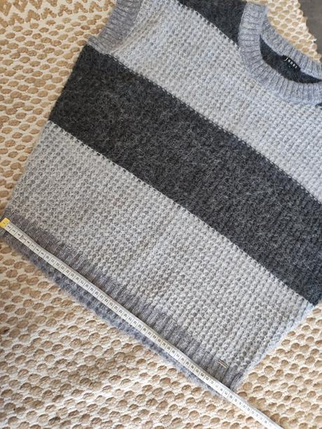 Oversize pletená vesta na blúzku, m