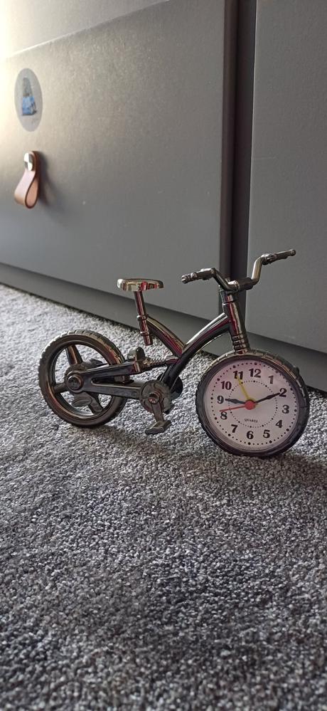 Hodiny, budik bicykel, 