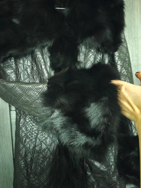 Kozeny kabat s pravou kozusinou, m