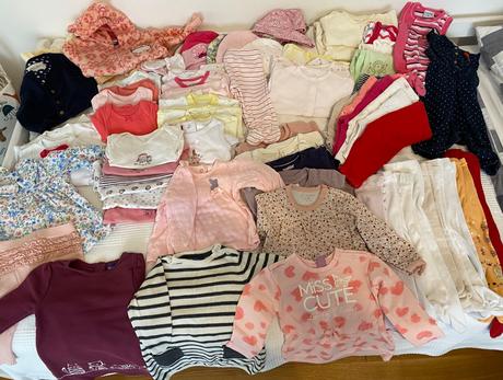 Mix oblečenia 0-6 mesiacov, 50–62