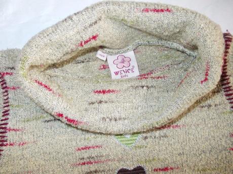 Sveter - rolák srdiečka 104, wenice,104