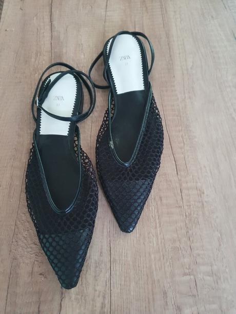 Sieťové sandále, zara,37