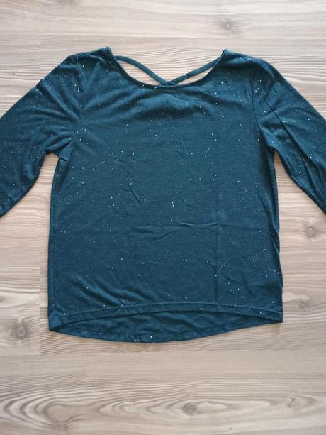 Len raz oblečené tričko hm 158-164, h&m,158