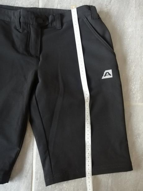 Softshell čierne kraťase alpinepro, v36, alpine pro,36