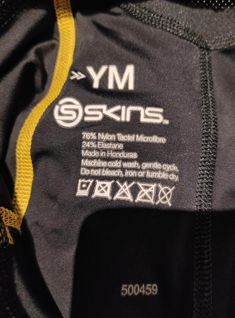 Kompresné legíny skins 134/140 xs, 134