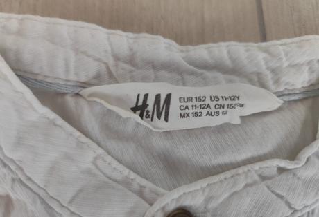Predám chlapčenskú košeľu, h&m,152