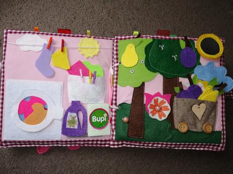 Šitá kniha quiet book,