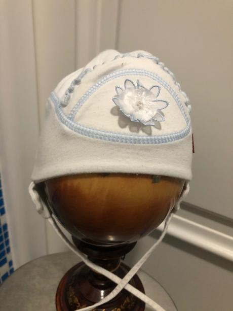 Bavlnená čiapka so šnúrkami, broel,38