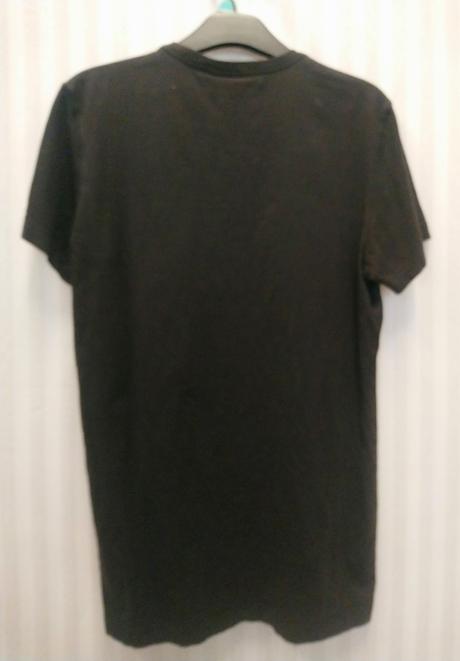 Dámsky čierny top s nápisom, l, l