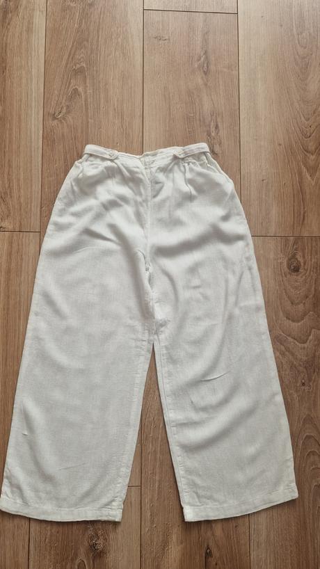 Letné široké plátené nohavice veľ. 134 cm., 134