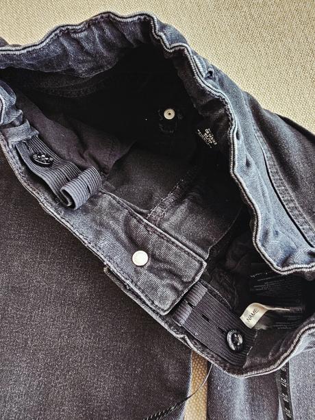 Cierne jeansy 146 10-11y skinny fit, h&m,146