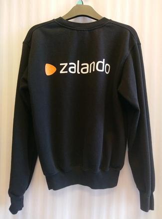 Pánska čierna mikina s nápismi, fruit of the, s, s