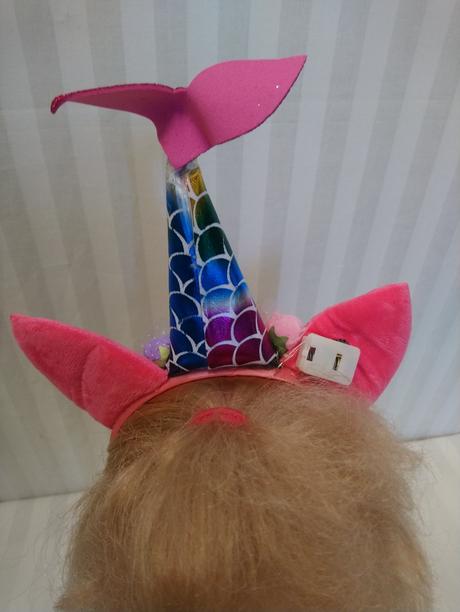 Svietiaca čelenka - morská víla č.1, 