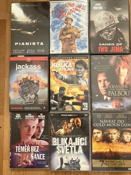 Predám väčšie množstvo kvalitných dvd titulov, 