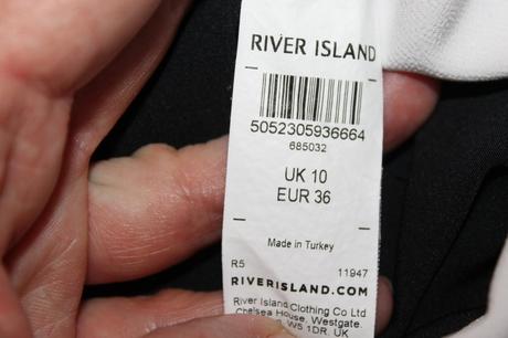 Asymetrická oversize blúzka river island v. s, river island,s