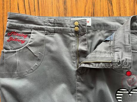 Tmavošedá sukňa s aplikáciou, veľ. m, m