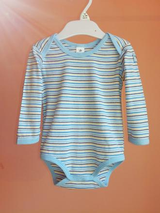 Bledomodré body vo veľ.74/80, topolino,80