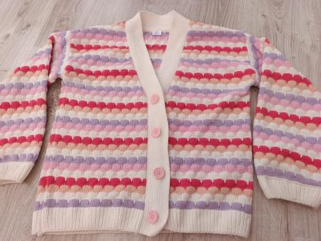 Farebný ženilkový sveter, 134