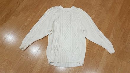 Biely pulóver v. xl, xl