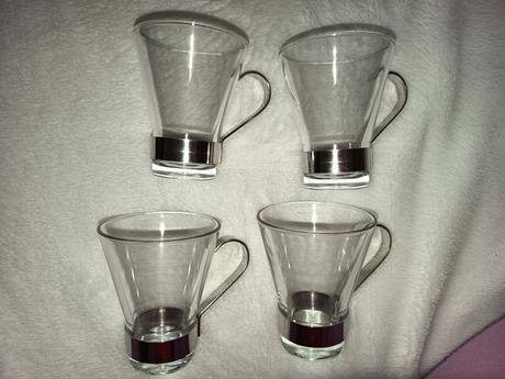 4 cappuccino šálky bormioli,