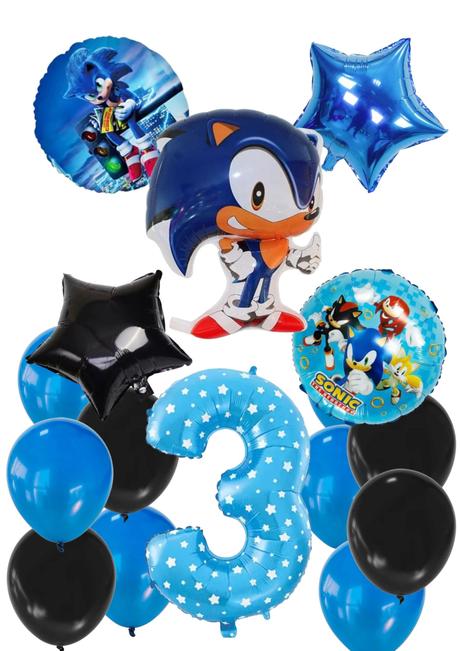 Balóny ježko sonic/knuckles/shadow- až 15/16/17/18, 