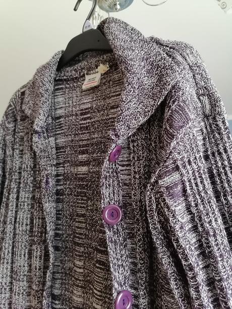 Predĺžený sveter - kardigan - 38/40 l, l