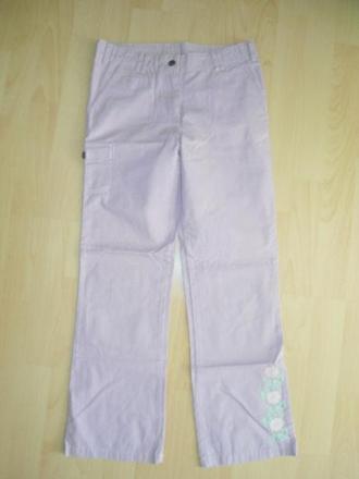 Ruzove dievcenske nohavice, 140