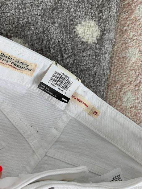 Damske rifle nohavice levis nové, levis,24 / 26