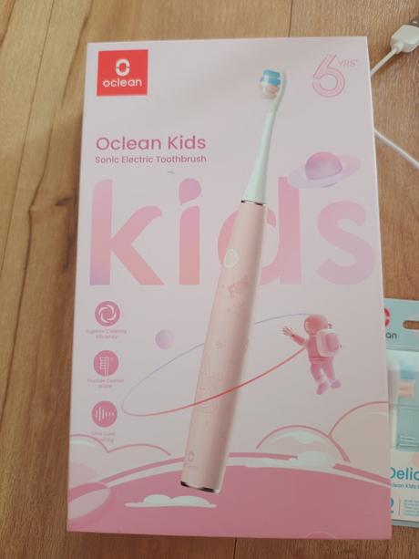 Oclean kids sonická kefka pink, 