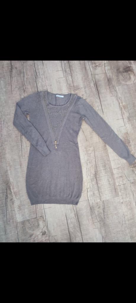 Svetríkové šaty, s