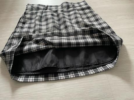 Kockovana suknička., h&m,s