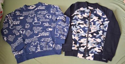 2x chlapčenské mikiny, 146