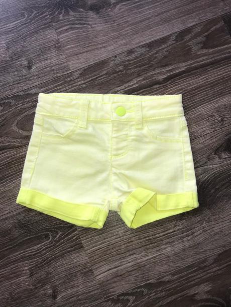 Riflové neónovo zelené kraťasy, benetton,92