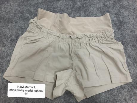 Tehotenske sortky, h&m, l, h&m,l