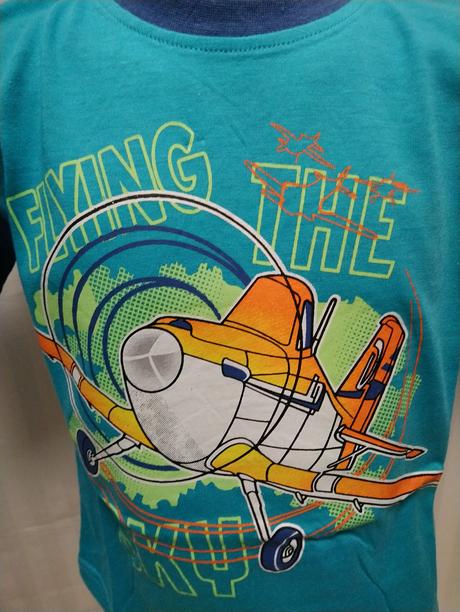 Chlapč. azurové pyžamo kr fly, n-feel, 116-122, 122