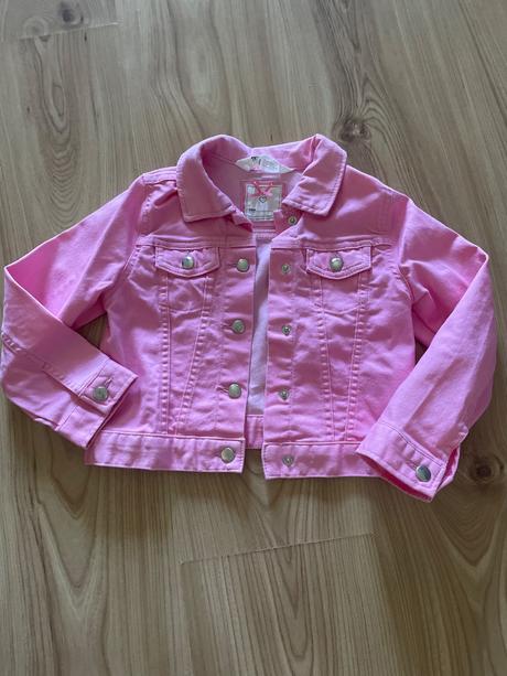 Ružová bunda, h&m,110