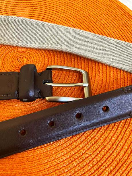 Perfektný unisex kožený opasok,