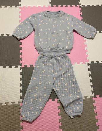 Teplé pyžamko s kvietkami, next,98