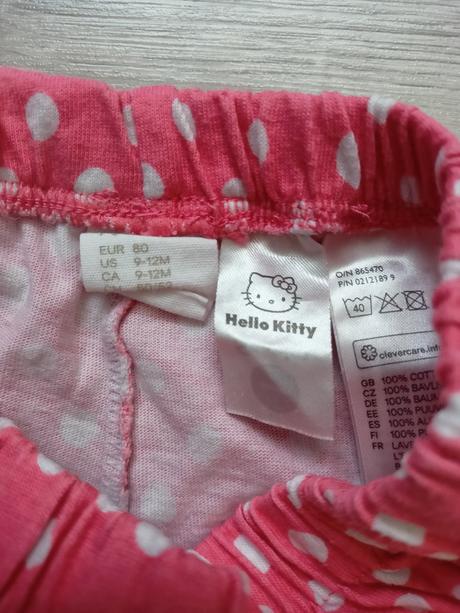 Tricko hellou kitty, h&m,80
