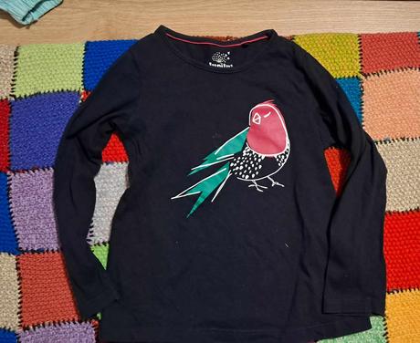 Dlhé dievčenské tričko 110, lupilu,110