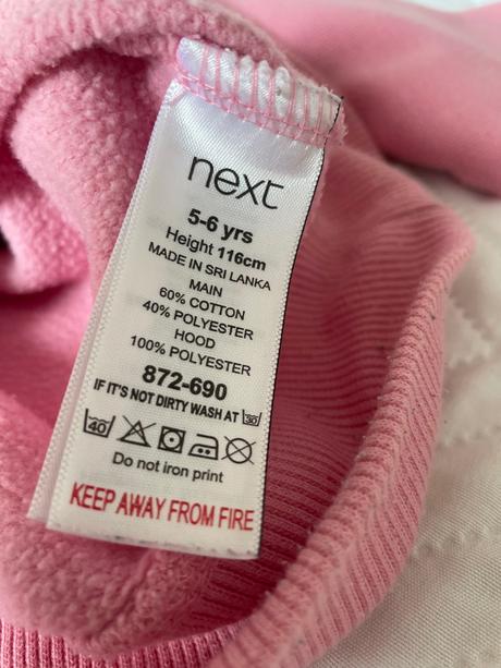 Krasna mikina next 116, next,116