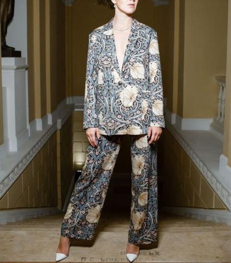 Široké nohavice morris & co. by h&m, h&m,34 / xs